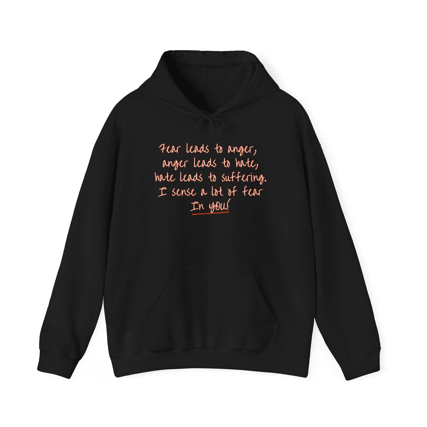 Unisex hoodie: Front and back Halloween design with a very particular message 💀👻🎃