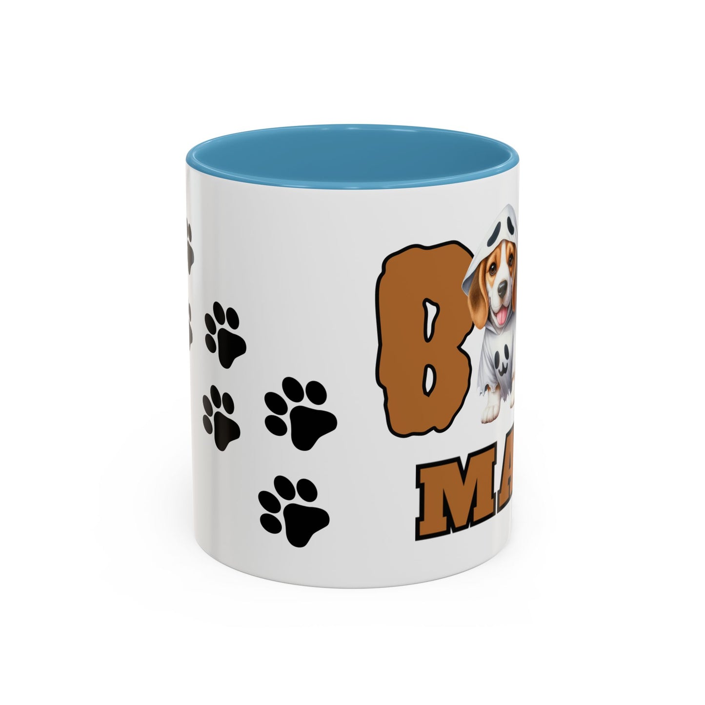 Boo! Mug Personalized Halloween Black Ceramic - 11 oz 🐶👻