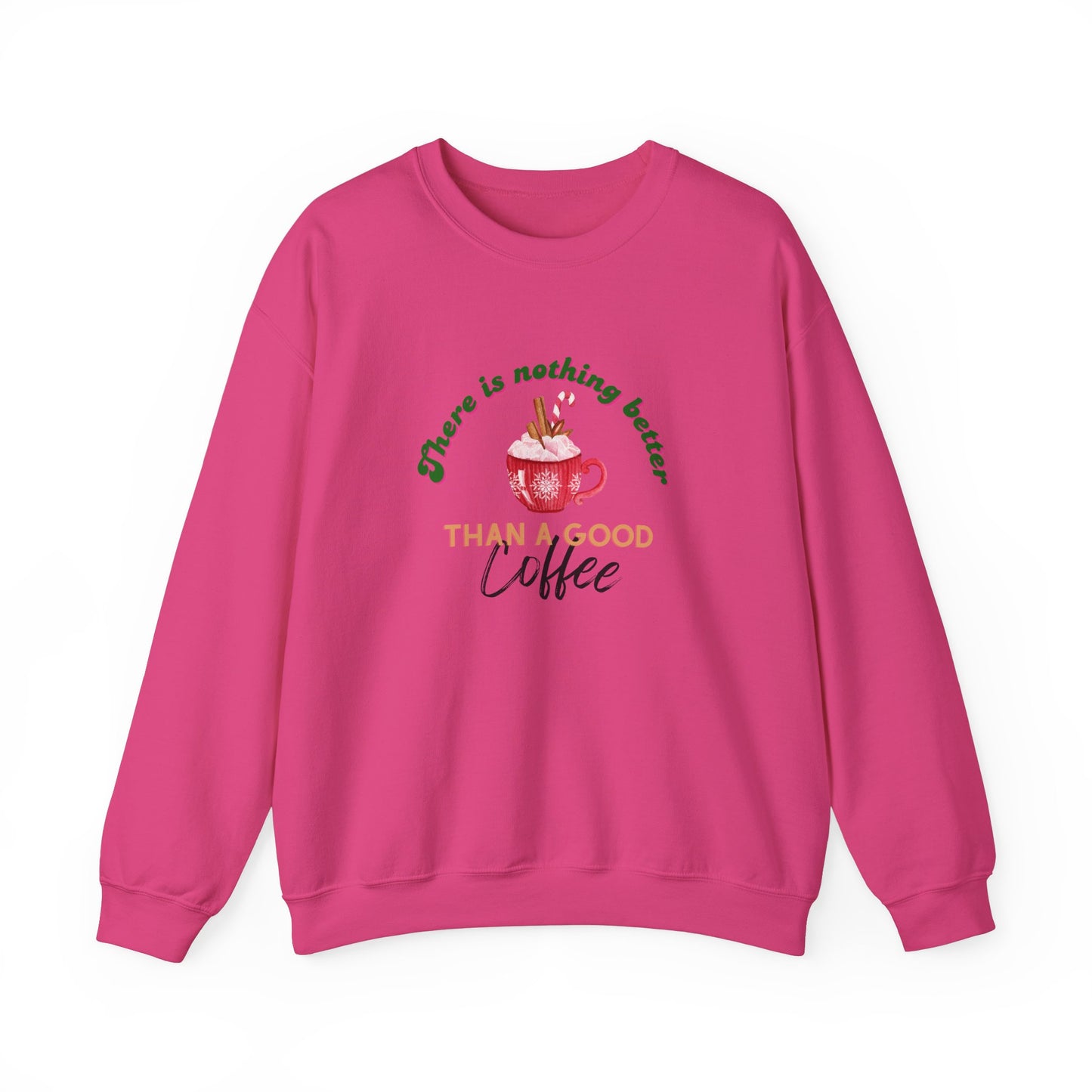 Christmas sweatshirt, sweatshirt for coffee lovers, there is nothing better than a good coffee, sweatshirt to give as a gift, coffee.