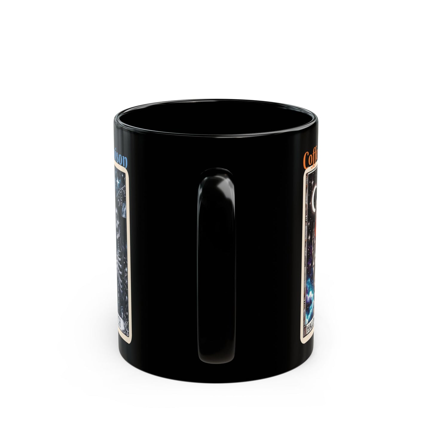 Halloween Tarot Black Mug-11oz   🎃👻