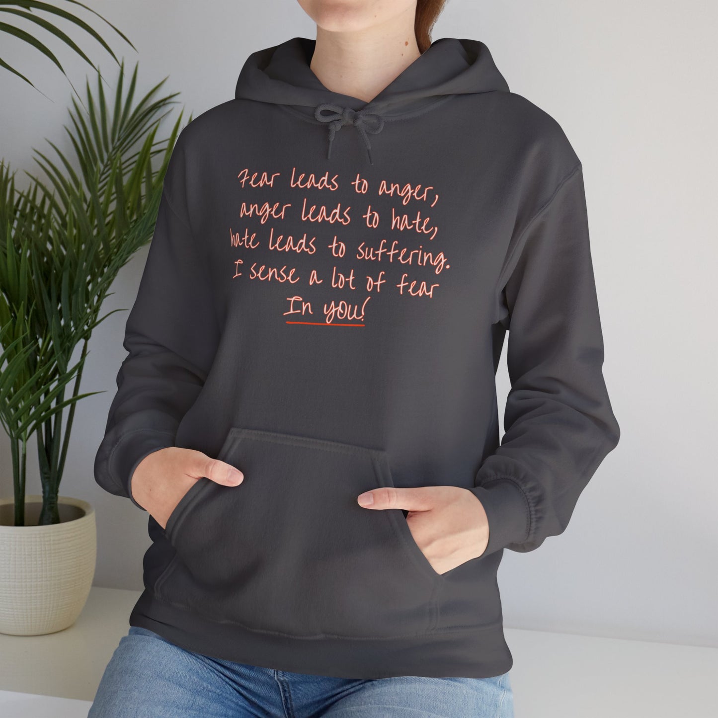 Unisex hoodie: Front and back Halloween design with a very particular message 💀👻🎃