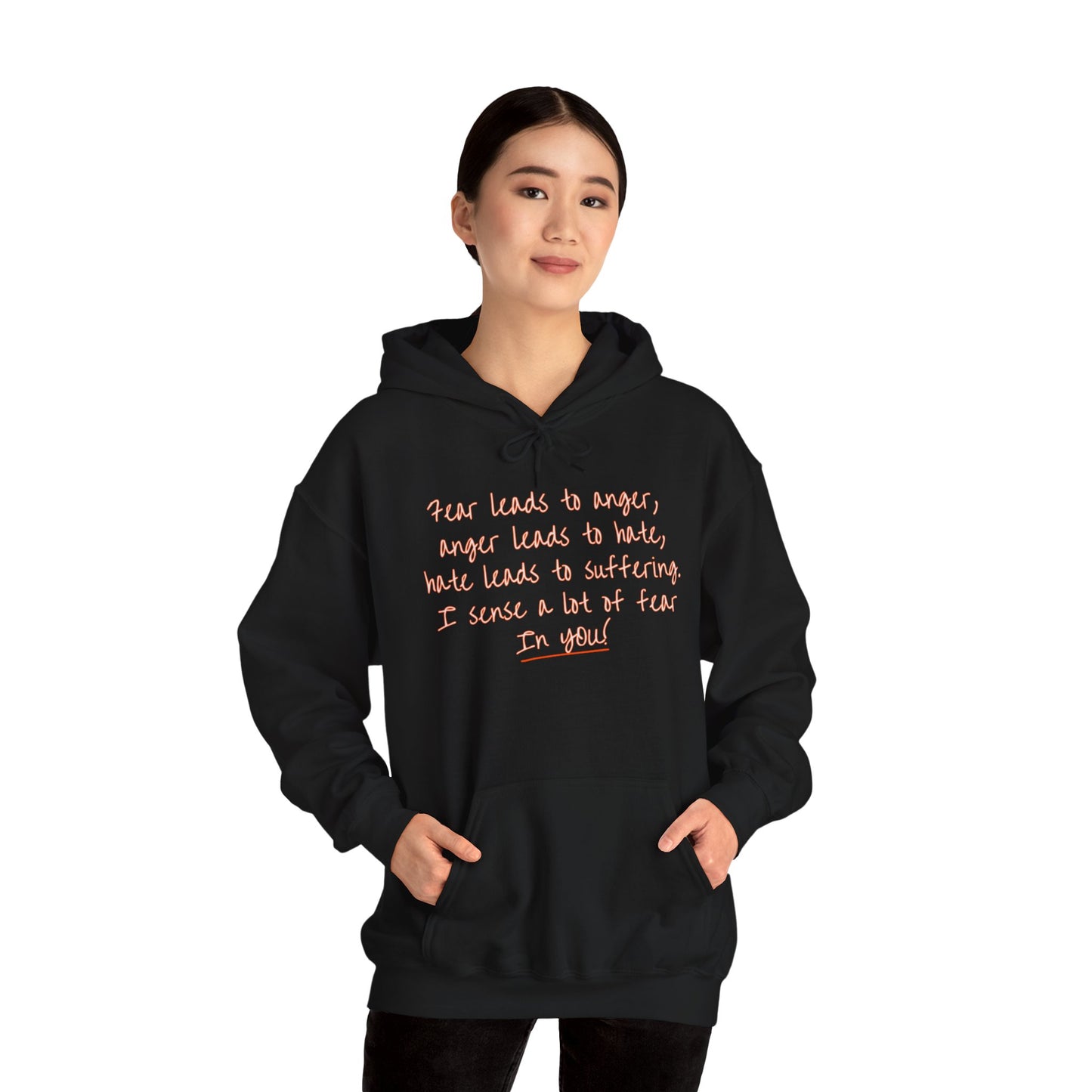 Unisex hoodie: Front and back Halloween design with a very particular message 💀👻🎃