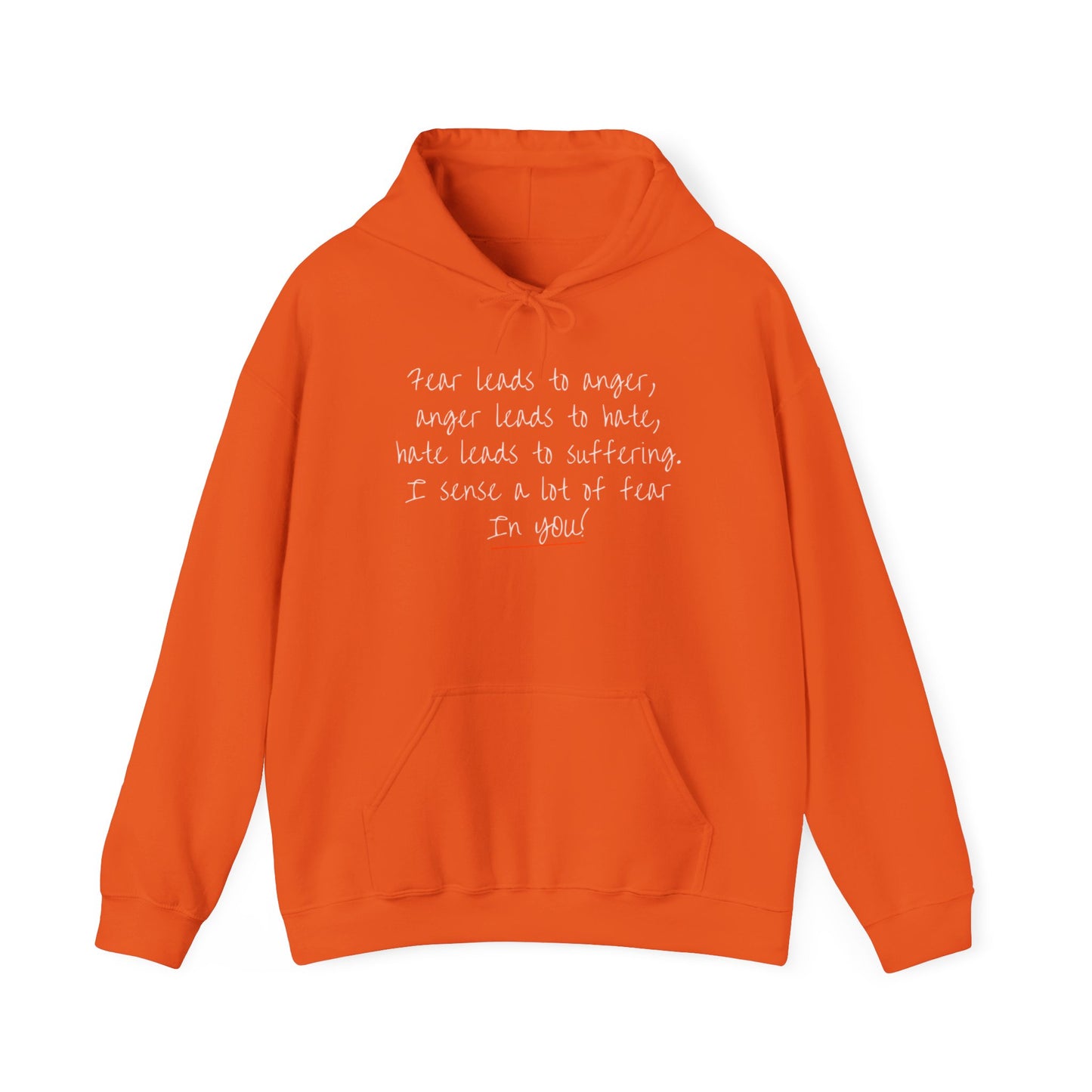 Unisex hoodie: Front and back Halloween design with a very particular message 💀👻🎃