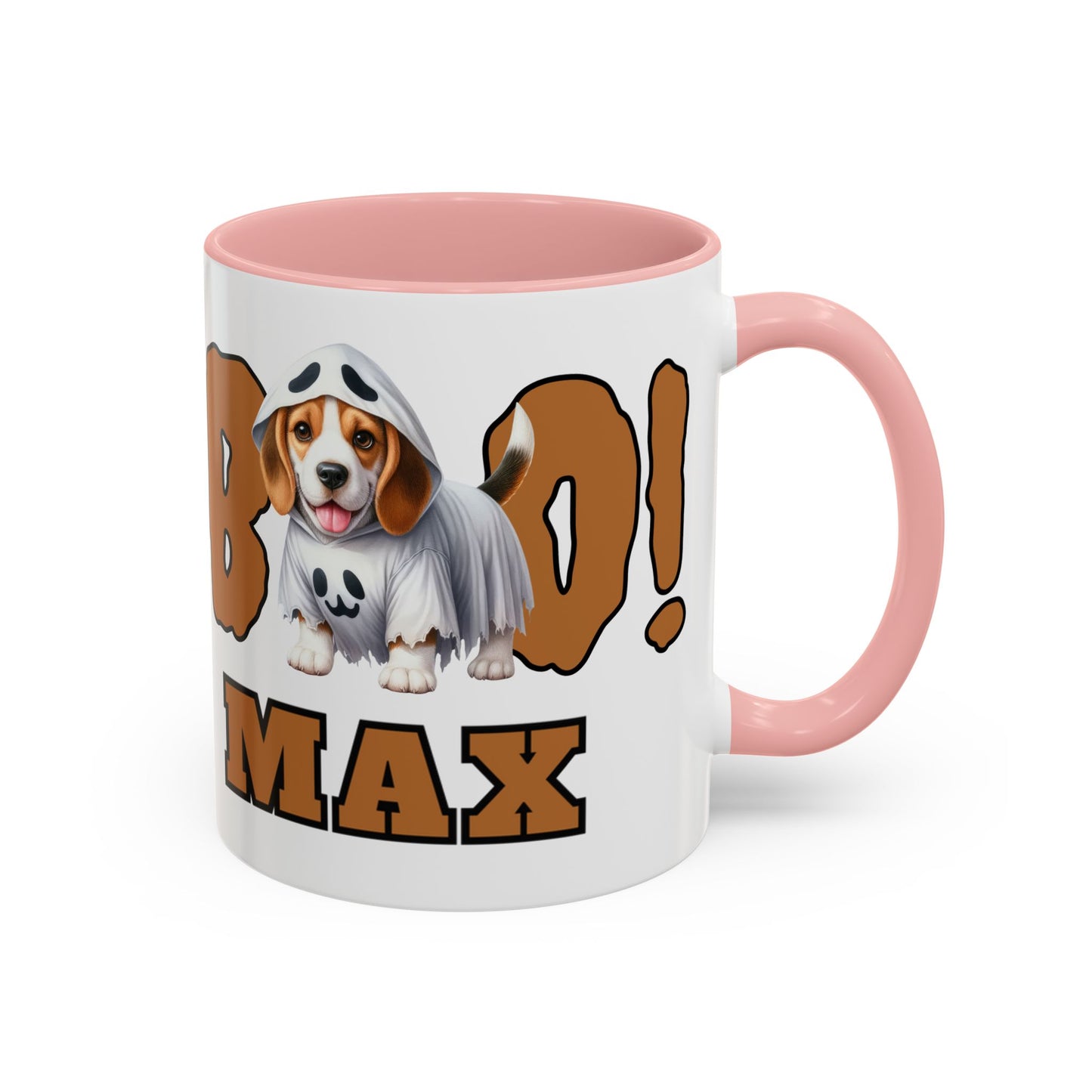 Boo! Mug Personalized Halloween Black Ceramic - 11 oz 🐶👻