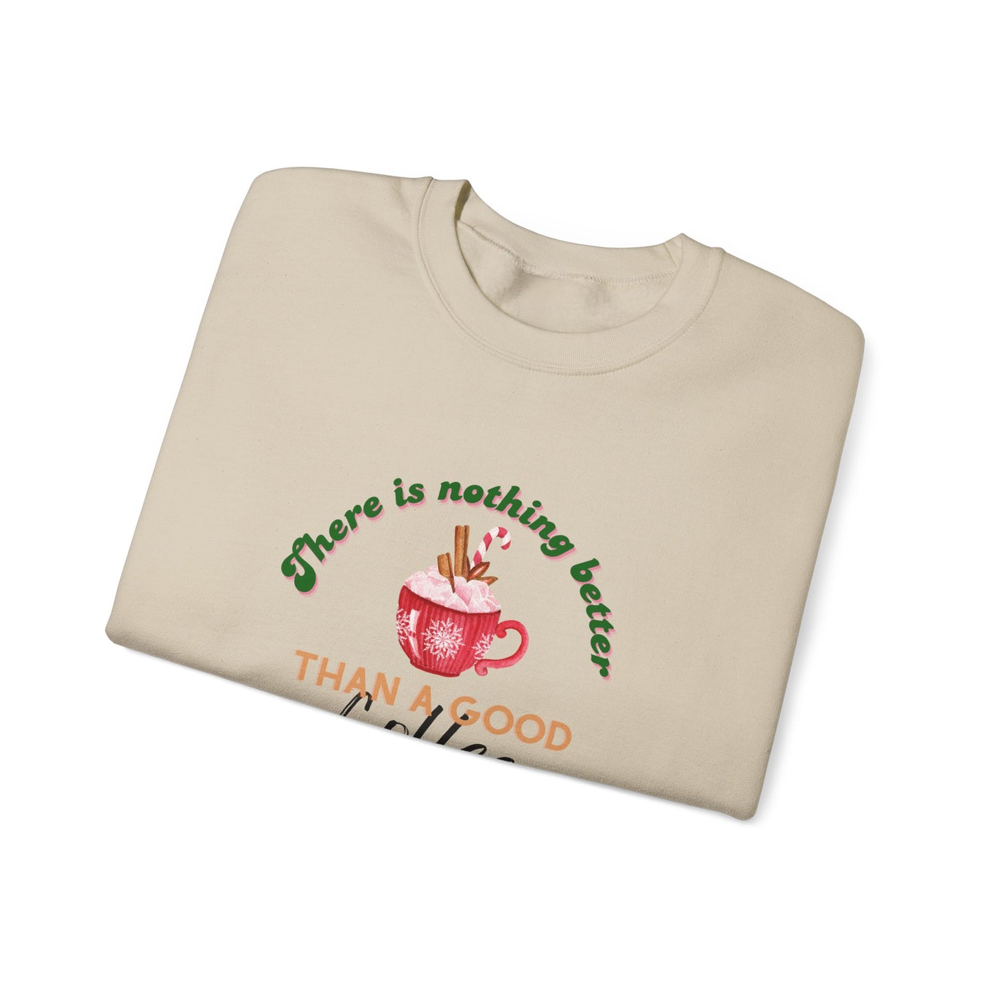 Christmas sweatshirt, sweatshirt for coffee lovers, there is nothing better than a good coffee, sweatshirt to give as a gift, coffee.