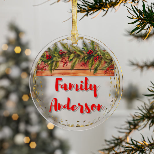 Create your own Christmas magic: acrylic personalized ornaments 🎄🔔